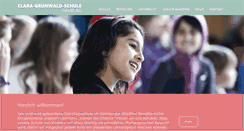 Desktop Screenshot of clara-grunwald-schule.de